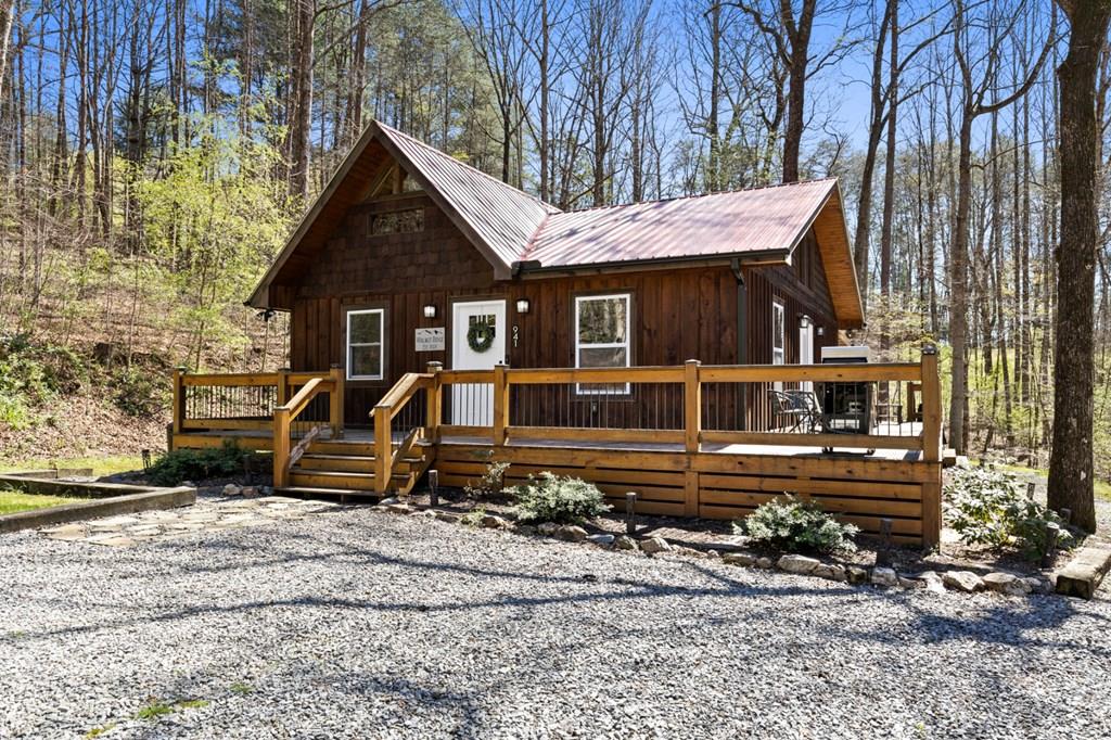 Modern Mountain Cabin Retreat in Blue Ridge, GA – $459,000